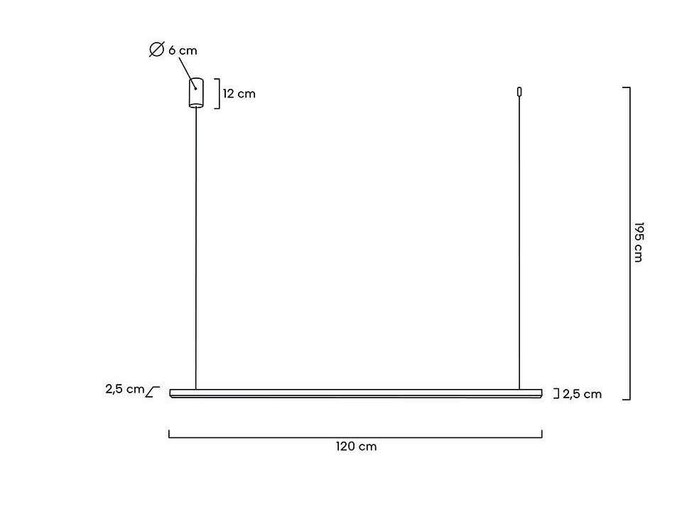 MOOSEE lampa wisząca LINUS 120 złota - Moosee